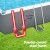 Bestway 640x274x132cm Steel Frame Above Ground Pool with Filter Pump, Ladder, Cover, UV-Resistant PVC Walls