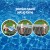 Bestway 640x274x132cm Steel Frame Above Ground Pool with Filter Pump, Ladder, Cover, UV-Resistant PVC Walls