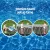 Bestway 640x274x132cm Steel Frame Above Ground Pool with Filter Pump, Ladder, Cover, UV-Resistant PVC Walls