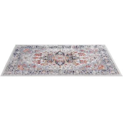 Artiss Bohemian Floor Rug 200x290cm - Large Washable Polyester Carpet, Vintage Distressed, Anti-Slip, Multicoloured Artiss Bohemian Floor Rug 200x290cm - Large Washable Polyester Carpet, Vintage Distressed, Anti-Slip, Multicoloured