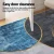 Artiss 200X290cm Washable Geometric Floor Rug - Modern, Low-Profile, Anti-Slip, Stain-Resistant Polyester Carpet