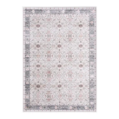Artiss 160x230cm Washable Floor Rug - Modern Geometric Design, Low-Profile, Stain-Resistant, Anti-Slip Polyester Carpet