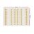 Artiss Ella 160x230cm Washable Area Rug, Boho Crystal Velvet Carpet, Non-Slip, Soft Short Pile, Yellow/White
