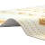 Artiss Ella 160x230cm Washable Area Rug, Boho Crystal Velvet Carpet, Non-Slip, Soft Short Pile, Yellow/White