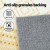 Artiss Ella 160x230cm Washable Area Rug, Boho Crystal Velvet Carpet, Non-Slip, Soft Short Pile, Yellow/White