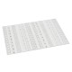 Artiss Una Floor Rug 200x290cm - Soft Crystal Velvet, Washable, Non-Slip, Bohemian Style, Fade-Resistant, Grey/White