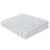 Artiss Cyril 200x290cm Washable Area Rug Faux Rabbit Fur, Non-Slip, Fade-Resistant, White Grey Carpet Mat