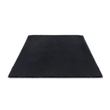 Artiss 140x200cm Black Shaggy Rug - Luxurious High-Pile Polyester Carpet with Foam Cushioning & Anti-Slip Backing