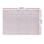 Artiss Azul Floor Rug 200x290cm - Washable Jacquard Microfibre, Ripple Design, Non-Slip, Fade & Water Resistant
