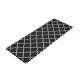 Artiss Gina Non-Slip Kitchen Mat 45x120cm - PVC Floor Rug with 5mm Cushioning, Oil & Water Repellent, Black & White