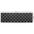Artiss Gina Kitchen Mat 45x150cm - Non-Slip PVC Floor Rug, 5mm Cushioning, Oil & Water Repellent, Black & White