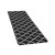 Artiss Gina Kitchen Mat 45x150cm - Non-Slip PVC Floor Rug, 5mm Cushioning, Oil & Water Repellent, Black & White