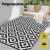 Gardeon Reversible Outdoor Rug 120x180cm - Durable, UV-Coated, Weather-Resistant, Easy-Clean Patio Mat, Black