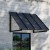 Instahut 1m x 1.2m Black Metal Frame Window Door Awning - UV & Rain Resistant Canopy with Modern Design & Easy Install