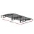 Instahut 1m x 2m Grey Window Door Awning Canopy - Solid Polycarbonate Panel with Metal Frame, UV & Rain Resistant
