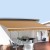 Instahut 2.5Mx2M Beige Retractable Folding Arm Awning - Manual Sunshade with UV-Resistant Polyester & Aluminium Frame