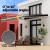 Instahut 4x2.5M Grey Manual Retractable Awning - UV-Resistant Polyester & Aluminium Frame, Includes Wall Brackets