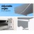 Instahut Retractable Folding Arm Awning, Manual Sunshade 4Mx3M, Pearl Grey, UV-Resistant Polyester, Aluminium Frame