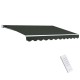Instahut 2.5Mx2M Motorised Retractable Folding Arm Awning, Grey - UV-Resistant, Aluminium Frame, Remote Control