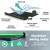 Instahut 2.5Mx2M Motorised Retractable Folding Arm Awning, Grey - UV-Resistant, Aluminium Frame, Remote Control