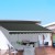 Instahut 2.5Mx2M Motorised Retractable Folding Arm Awning, Grey - UV-Resistant, Aluminium Frame, Remote Control