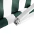 Instahut Motorised Retractable Folding Arm Awning, 3x2.5M, Green/White, UV-Resistant Polyester, Remote Control Included