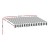 Instahut Motorised Retractable Folding Arm Awning, 3m x 2.5m, Grey/White, UV-Resistant, Remote Control, Aluminium Frame Instahut Motorised Retractable Folding Arm Awning, 3m x 2.5m, Grey/White, UV-Resistant, Remote Control, Aluminium Frame