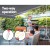 Instahut 3Mx2.5M Motorised Retractable Folding Arm Awning, Pearl Grey, UV-Resistant Polyester with Remote Control