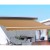 Instahut Motorised Retractable Awning, 4x2.5M, Beige, Aluminium Frame, UV-Resistant Polyester, Remote & Manual Control