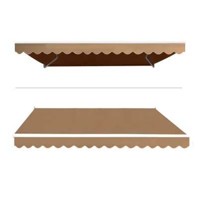 Instahut Motorised Retractable Folding Arm Awning 4x3M Beige – UV-Resistant, Aluminium Frame, Remote Control, Sunshade Instahut Motorised Retractable Folding Arm Awning 4x3M Beige – UV-Resistant, Aluminium Frame, Remote Control, Sunshade