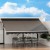 Instahut Motorised Retractable Folding Arm Awning, 4.5x3M Grey - UV-Resistant Polyester, Remote Control, Aluminium Frame