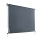 Instahut Outdoor Blinds Blackout Roll Down Awning, 2.7x2.5M Grey - UV Resistant, Aluminium Frame, Easy Install Shade