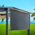 Instahut Outdoor Blinds Blackout Roll Down Awning, 2.7x2.5M Grey - UV Resistant, Aluminium Frame, Easy Install Shade