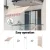 Instahut Retractable Pivot Arm Awning - 2x1.8M Beige/Brown, UV-Resistant Polyester, Adjustable Height, Steel Frame