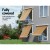 Instahut 2.1x2.1M Beige Retractable Pivot Arm Awning, UV & Tear Resistant, Polyester Shade, Aluminium Frame for Outdoors