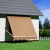 Instahut 2.1x2.1M Beige Retractable Pivot Arm Awning, UV & Tear Resistant, Polyester Shade, Aluminium Frame for Outdoors