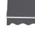 Instahut 2.1x2.1M Grey Retractable Pivot Arm Window Awning - UV-Resistant, Durable Aluminium & Polyester Shade