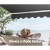 Instahut 2.4x2.1M Retractable Pivot Arm Awning - UV Resistant, Grey Polyester Fabric, Aluminium Frame, Easy Install