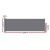 Instahut 1x3M Grey Retractable Side Awning - UV Resistant, Polyester Fabric, Steel Frame, Patio Privacy Screen