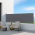 Instahut 1x3M Grey Retractable Side Awning - UV Resistant, Polyester Fabric, Steel Frame, Patio Privacy Screen