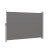 Instahut Side Awning 1.8x3M Grey Outdoor Retractable Privacy Screen UV Resistant Polyester and Steel Frame
