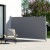 Instahut Side Awning 1.8x3M Grey Outdoor Retractable Privacy Screen UV Resistant Polyester and Steel Frame
