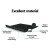 Instahut 2x3M Black Retractable Side Awning - UV & Tear Resistant Polyester, Steel Frame for Outdoor Privacy & Sun Shade