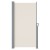 Instahut 2x3M Cream Side Awning - UV & Tear-Resistant Polyester, Steel Frame, Retractable Sun Shade for Patios & Gardens