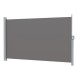 Instahut 2x3M Grey Retractable Side Awning: UV & Tear-Resistant Polyester, Steel Frame, Easy Install, 1-Year Warranty
