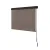 Instahut 3x2.5M Brown Outdoor Blinds: UV-Resistant, Light-Filtering Roll Down Awning with Aluminium Valance & Hand Crank