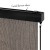 Instahut 3x2.5M Brown Outdoor Blinds: UV-Resistant, Light-Filtering Roll Down Awning with Aluminium Valance & Hand Crank