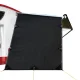 Weisshorn Caravan Privacy Screen Black 1.95x2.2M - Water-Repellent, UV Protection, Reversible, Easy Setup with Carry Bag