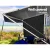 Weisshorn Caravan Privacy Screen Black 1.95x2.2M - Water-Repellent, UV Protection, Reversible, Easy Setup with Carry Bag
