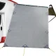 Weisshorn Caravan Privacy Screen End Wall 1.95 x 2.2M Grey, 180gsm PE, UV Sun Shade Awning, Water-Repellent, Re Weisshorn Caravan Privacy Screen End Wall 1.95 x 2.2M Grey, 180gsm PE, UV Sun Shade Awning, Water-Repellent, Re